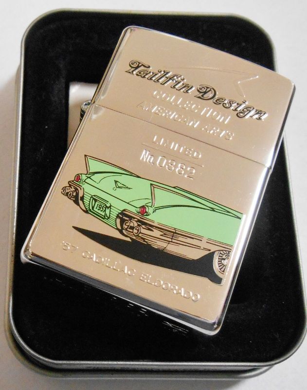 画像: ☆アメ車！Tailfin １９５７ CADILLAC ELDORAD １９９９年１２月 限定ZIPPO！未使用品