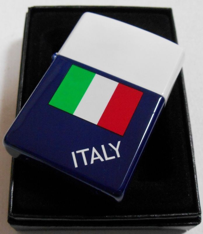 画像: ☆イタリア 国旗！お洒落な・・フラッグデザイン ２００１年 ZIPPO！新品