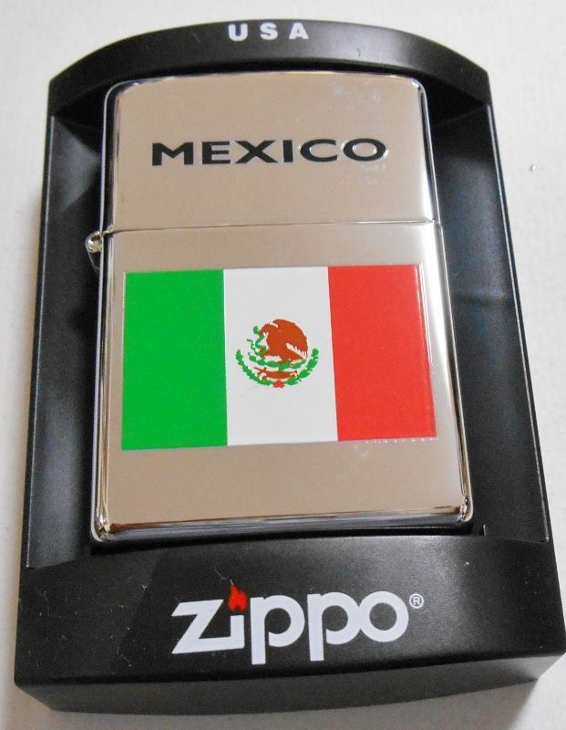 画像: ☆メキシコ 国旗！MEXICO フラッグデザイン ２００４年 ＃２５０ ZIPPO！新品