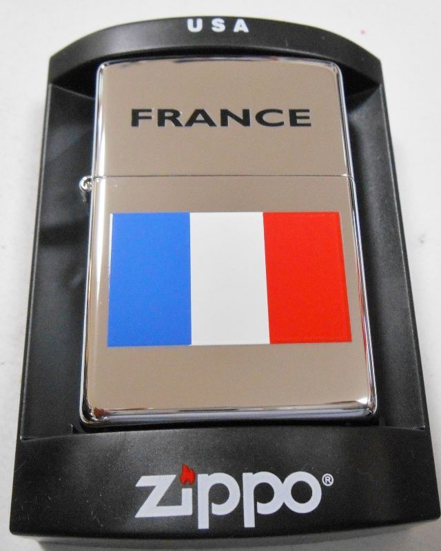 画像: ☆フランス 国旗！FRANCE フラッグデザイン ２００４年 ＃２５０ ZIPPO！新品