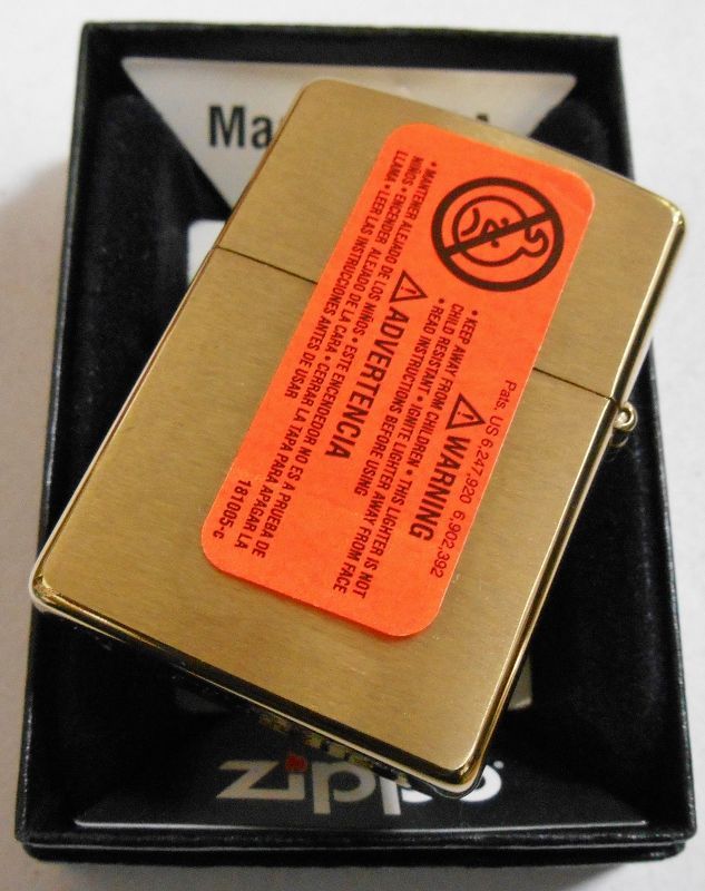 画像: ★アンティーク感あふれる・・デザイン！真鍮ソリッドブラス ２０１２年 USA ZIPPO！新品A