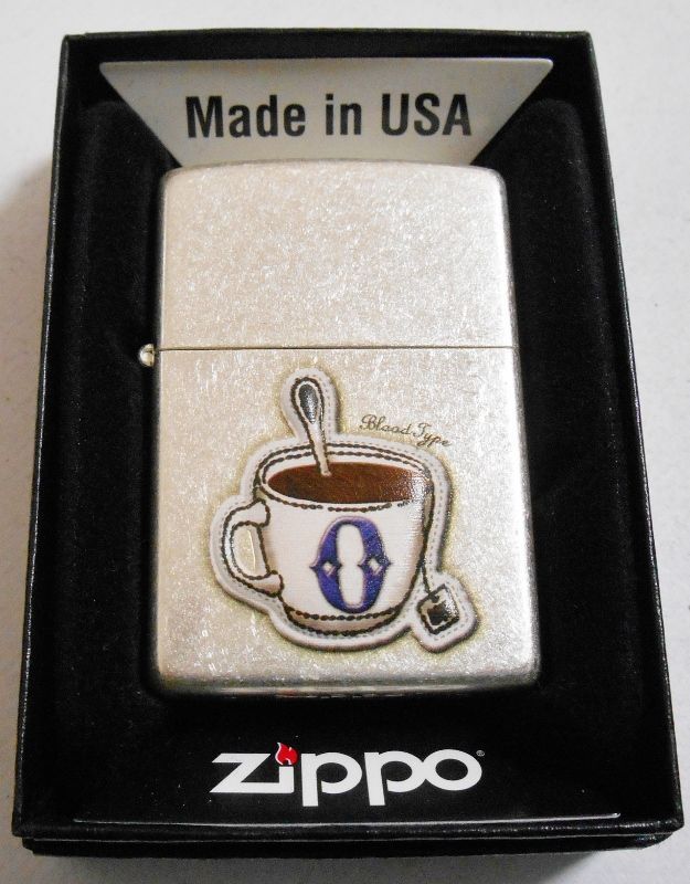 画像1: ☆血液型 O型の方へ！Bloodtype O コーヒーカップ 銀加工バレル ZIPPO！新品