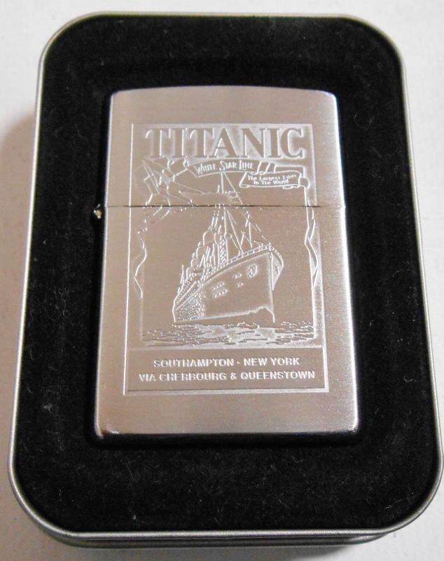 画像1: ★TITANIC！あの・・豪華大型客船 タイタニック号 ２０００XVI 刻印 ＃２００ ZIPPO！新品B