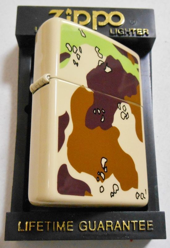 画像: ★ミリタリー系！カモフラージュ・カラー １９９８年５月 ベージュ系 ＺＩＰＰＯ！新品