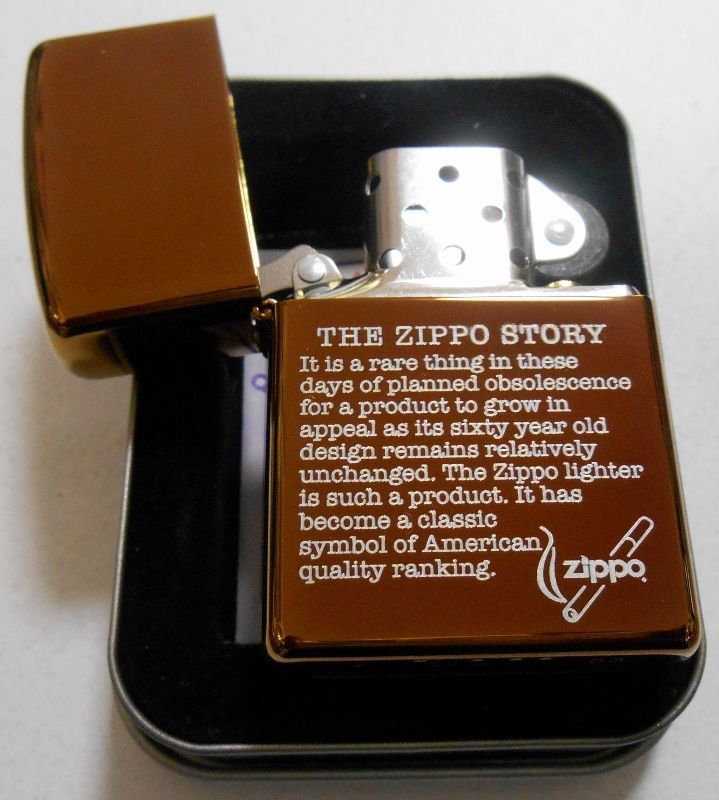 画像: ★THE ZIPPO STORY！ブロンズカラー ２００３年 ZIPPO！新品 