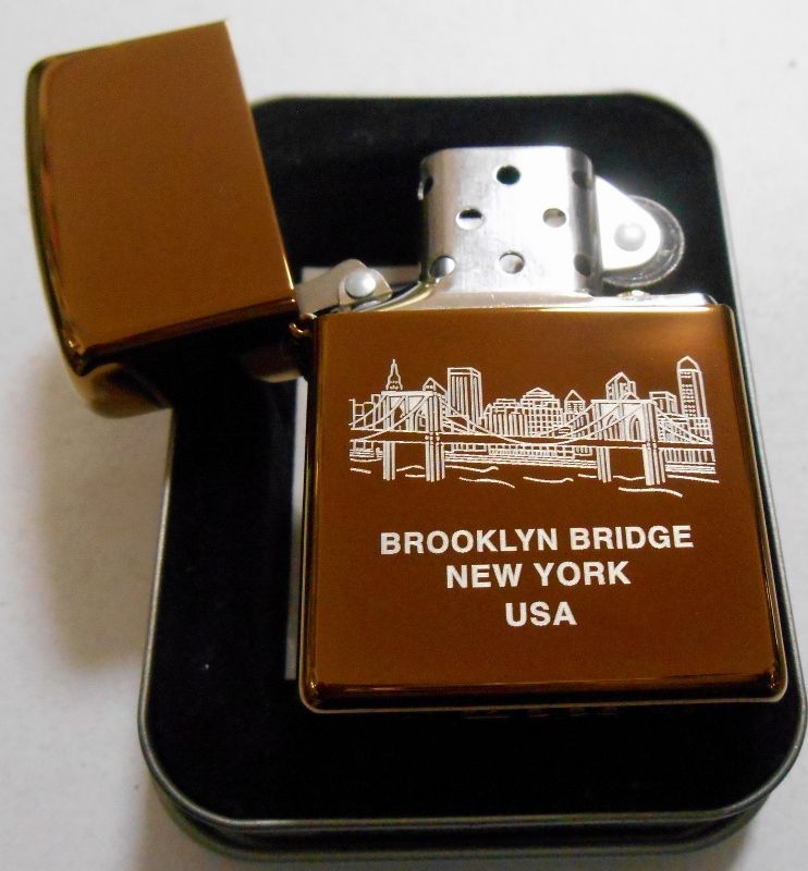 画像: ★BROOKLYN BRIDGE NY！ブロンズカラー ２００３年 ZIPPO！新品 