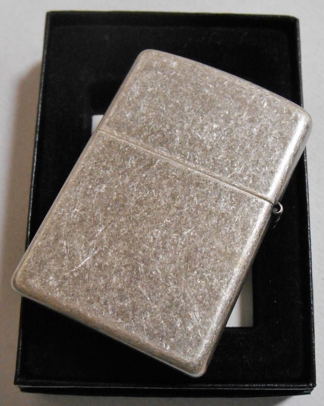 画像: ★渋い アンティーク・シルバー！２０００年６月 ２０００・XVI ダブル刻印  Antiqu Silver Zippo！新品