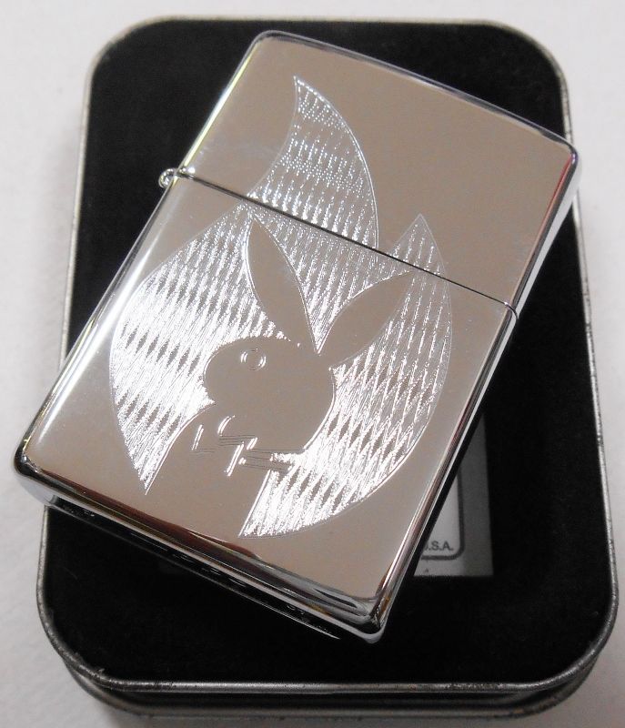 画像: ☆PLAY BOY！ジッポー炎＆ラビット ＃２５０ ２００７年 ZIPPO！新品