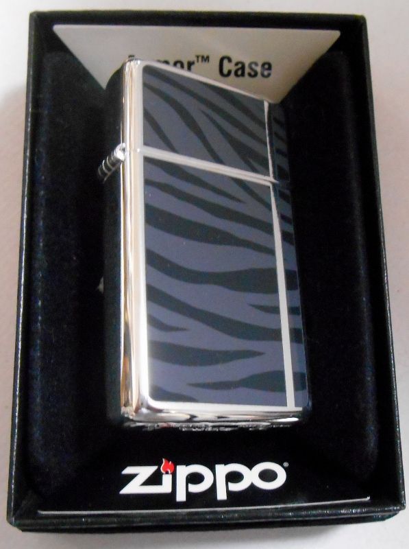 画像: ☆スリムアーマー！アニマル柄 ４面ゼブラ・デザイン ２０１０年 SLIM ARMOR ZIPPO！新品