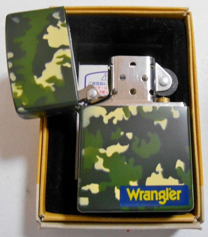 画像: ☆ラングラー！ジーンズ・ブランド Wrangler 全面カモフラージュ ２００１年１１月  ZIPPO！新品