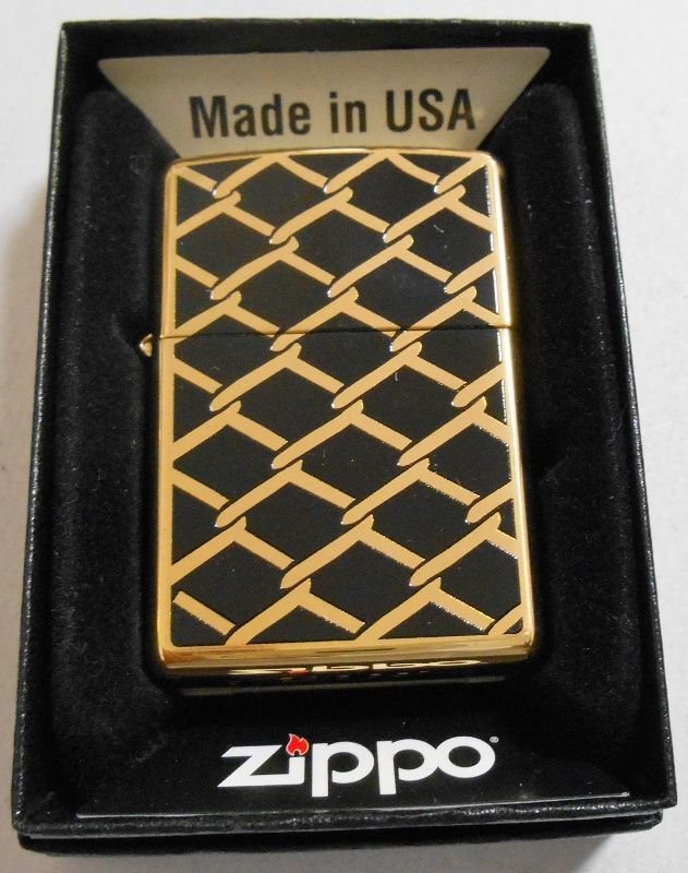 画像1: ☆お洒落な・・ゴールド＆ブラック！真鍮ソリッドブラス ２０１４年３月 ZIPPO！新品