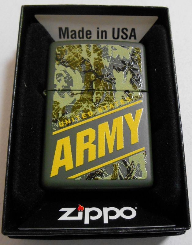 画像: ☆米軍 ARMY！陸軍 グリーン・カモフラージュ！２０１０年 USA ＺＩＰＰＯ！新品