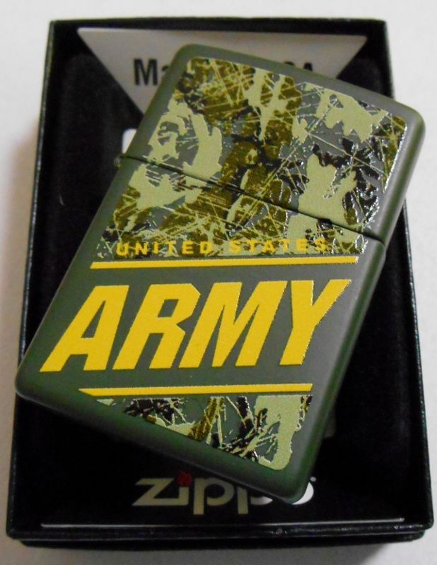 画像: ☆米軍 ARMY！陸軍 グリーン・カモフラージュ！２０１０年 USA ＺＩＰＰＯ！新品