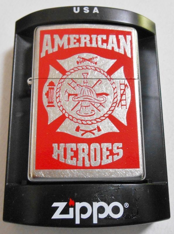 画像1: ★アメリカン・ヒーロー 消防士！AMERICAN HEROES FIRE FIGHTER  ２００８年 ZIPPO！新品