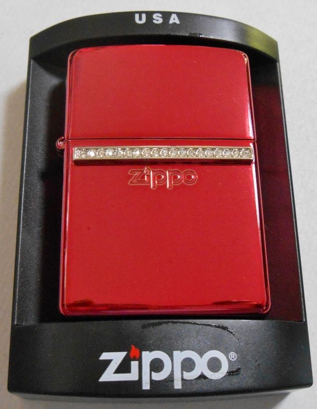 画像: ☆色鮮やかな・・赤！レッド・クリスタル１９個 ２００３年 ZIPPO！新品