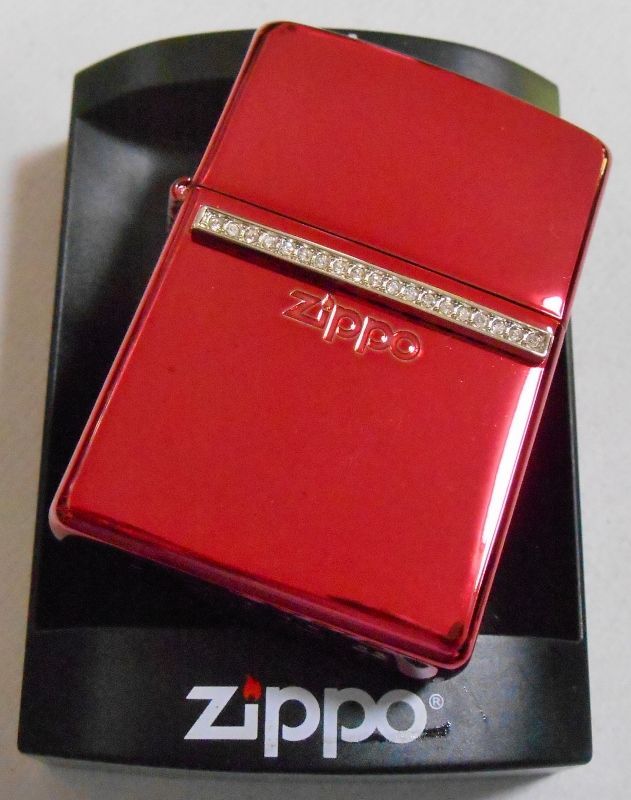 画像: ☆色鮮やかな・・赤！レッド・クリスタル１９個 ２００３年 ZIPPO！新品