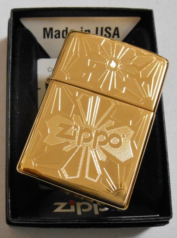 画像: ☆お洒落な・・オーナメントデザイン！真鍮ソリッドブラス ２０１３年 USA ZIPPO！新品