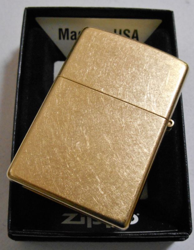 画像: ★アンティーク感あふれる・・炎のマーク！ゴールドダスト ２０１５年  USA ZIPPO！新品