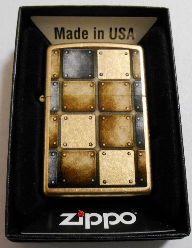 画像1: アンティーク感あふれる・・メタルデザイン！ゴールドダスト USA ZIPPO！新品