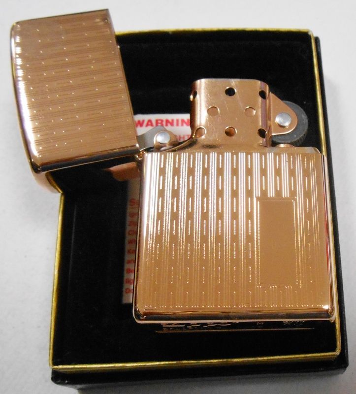 画像: ♡ローズゴールド！ROSE GOLD ２０００年８月 お洒落なライン USA ZIPPO！新品