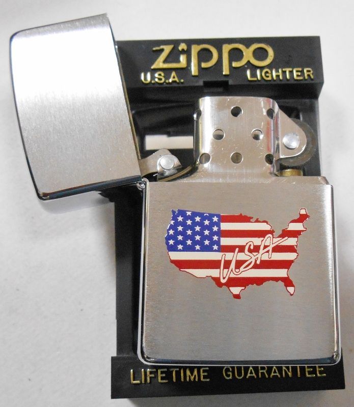 画像: ☆１９９５年９月製 アメリカ合衆国 星条旗デザイン ＃２００ ZIPPO！新品