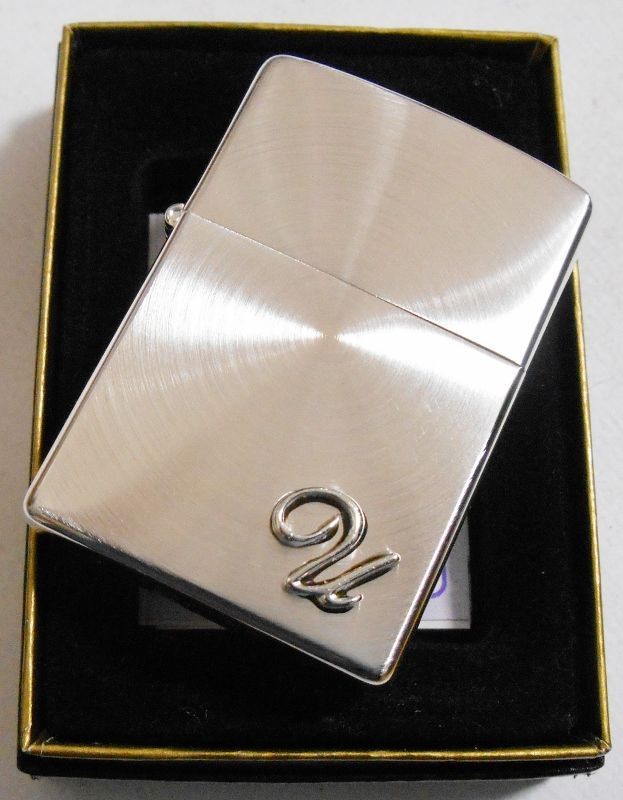 画像: ★イニシャル・・U　両面スピンデザイン！銀加工 ２００４年 ZIPPO！新品