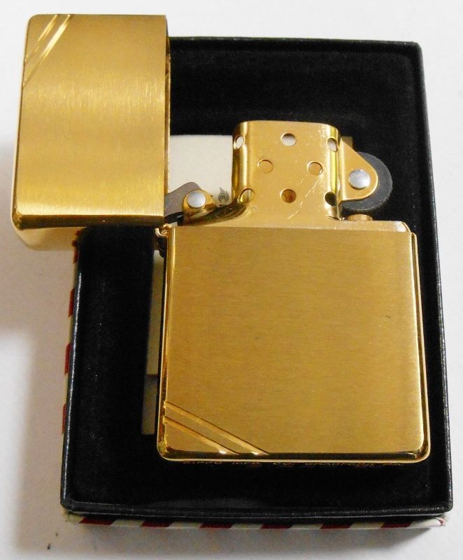 画像: １９３７ VINTAGEモデル！２０００・XVI 真鍮 Brushed Brass Zippo！新品