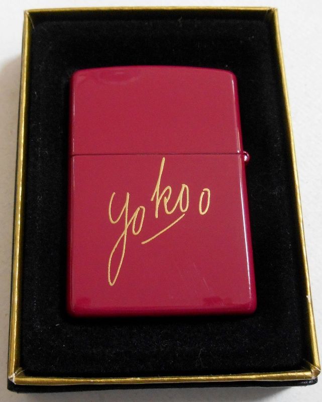 画像: ☆巨匠！横尾忠則！伝統工芸 漆塗り KOJIRO 小次郎 １９９８年製 ＺＩＰＰＯ！未使用品