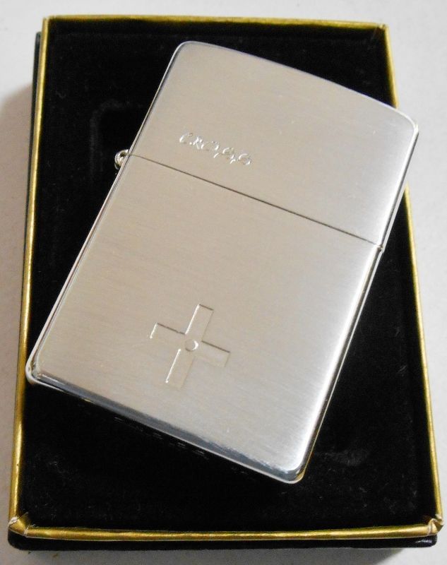 画像: 人気の・・クロス！シンプルな・・Cross  銀加工 ２００４年 ZIPPO！新品