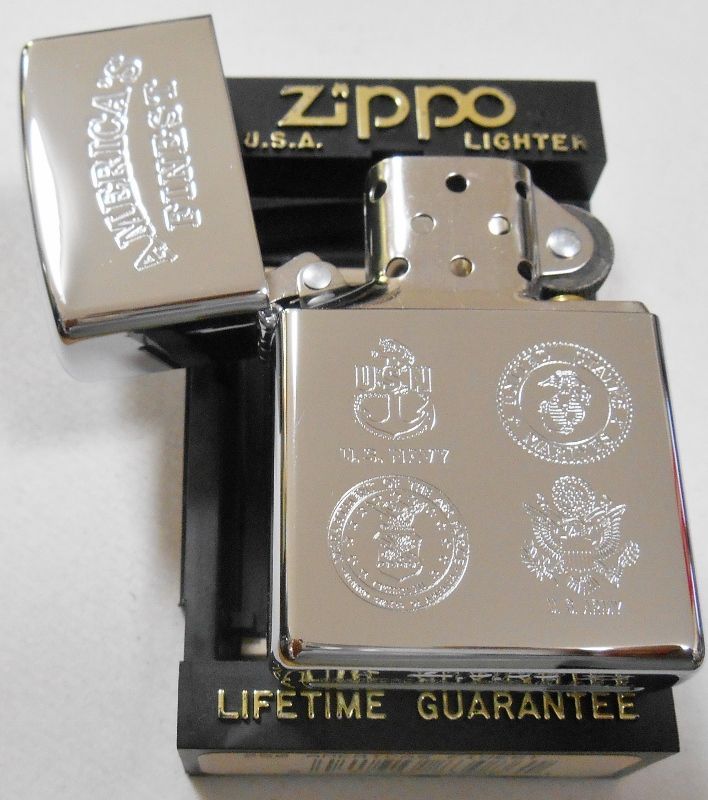 画像: ★米軍 ４軍エンブレムマーク！AMERICA'S FINEST １９９９年１月 ＃２５０ ZIPPO！新品