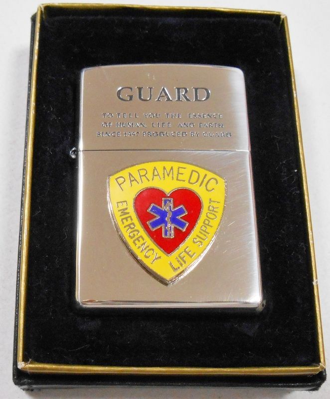 画像: ☆GUARD！人命救助 レスキュー ★STAR OF LIFE １９９８年７月 銀加工鏡面ZIPPO！未使用品B