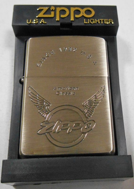 画像1: ★AMERICAN CLASSIC！２０００年 2000・XVI 渋い色合いの・・二ッケル古美 ZIPPO！新品