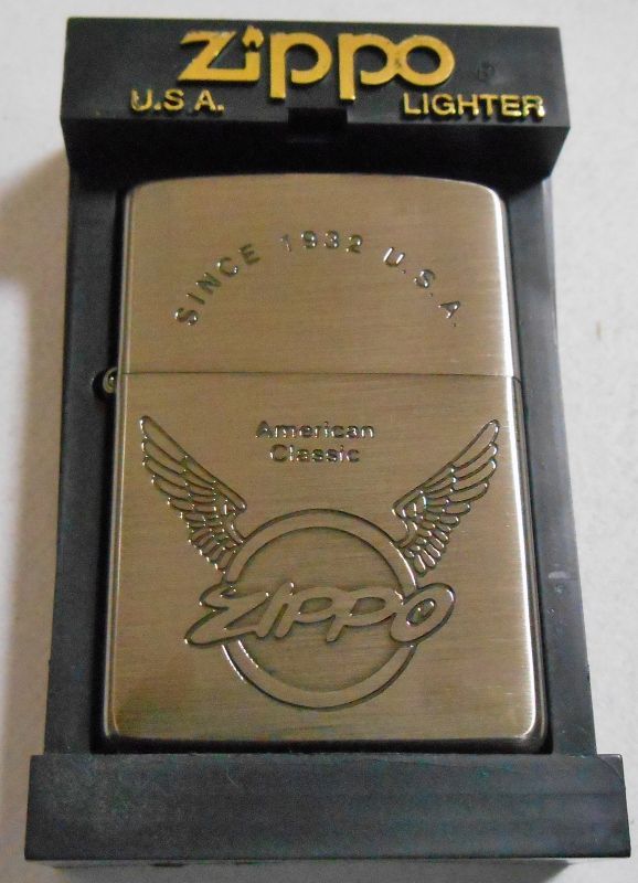 画像: ★AMERICAN CLASSIC！２０００年 2000・XVI 渋い色合いの・・二ッケル古美 ZIPPO！新品