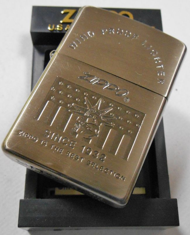 画像: ★自由の女神！Statue of Liberty ２０００年 二ッケル古美 ZIPPO！未使用品