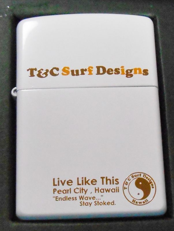 画像1: ☆Ｔ＆Ｃ タウン＆カントリー！サーフブランド ２００３年 全面ホワイト ＺＩＰＰＯ！新品