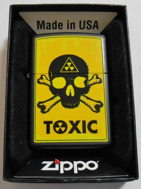 画像: ★スカル！TOXIC トキシック　イエロー＆ブラック  ２０１２年 USA ZIPPO！新品