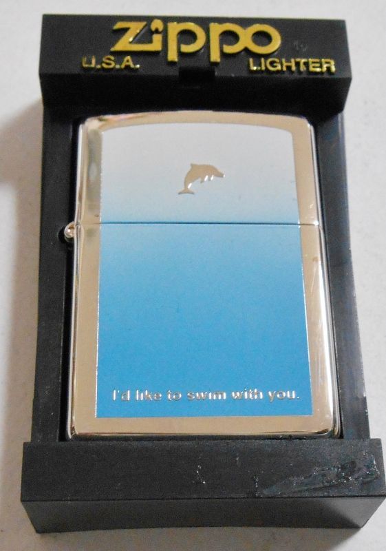 画像1: ☆イルカ！ＤＯＬＰＨＩＮ シルバー銀加工 ２００１年 ＺＩＰＰＯ！新品A