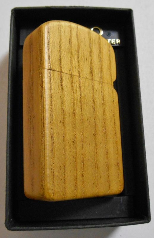 画像: ☆WOODY CRAFT SLIM ZIPPO！天然木材 KIHADA キハダ木巻き ２０００年 未使用品