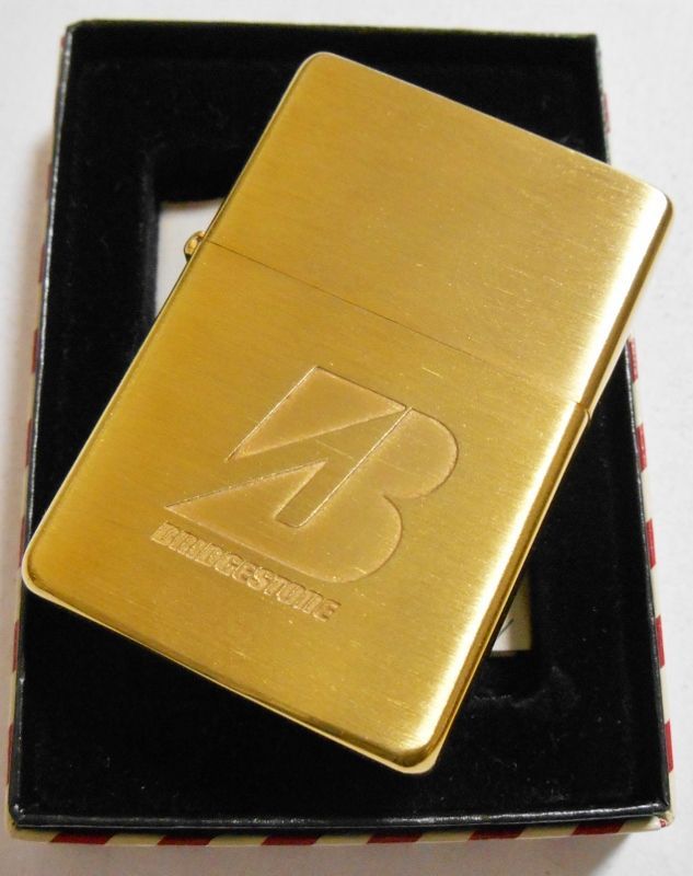 画像: ☆BRIDGESTON！１９８８年３月 ブリヂストン・タイヤ １９３７モデル 真鍮ケース ZIPPO！新品