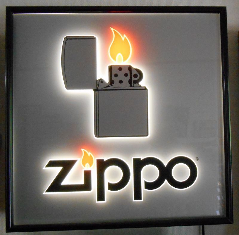 画像: 非売品！米国ジッポー社 Light Up Box！ZIPPO大型 店舗用電飾サイン！新品