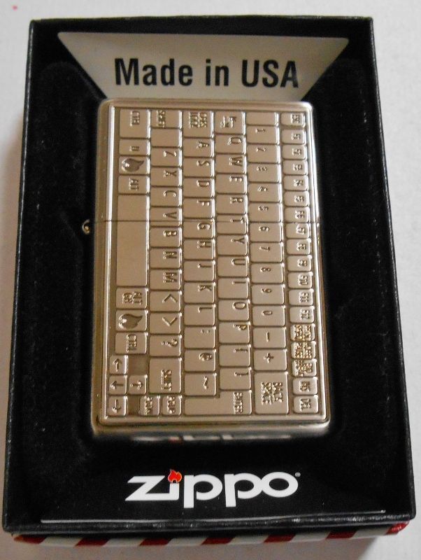 画像: ★ノートパソコン・キーボード デザイン！１９３７ 二ッケル古美 ２０１１年 ZIPPO！新品