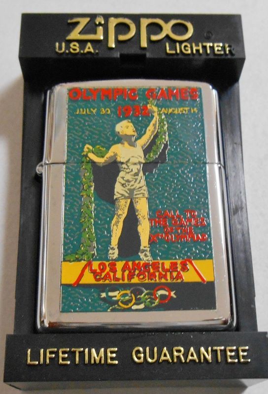 画像1: ☆１９３２年 第１０回ロス・アンジェルス・オリンピック・デザイン １９９５年８月 ZIPPO！未使用品