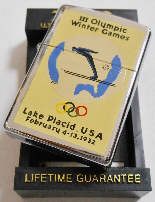 画像: ☆１９３２年 第３回レイク・プラシッド・冬季オリンピック・デザイン １９９５年８月 ZIPPO！未使用品