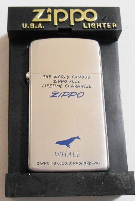 ☆くじら SILM！WHALE サイドにも・・クジラ ２０００年 銀加工