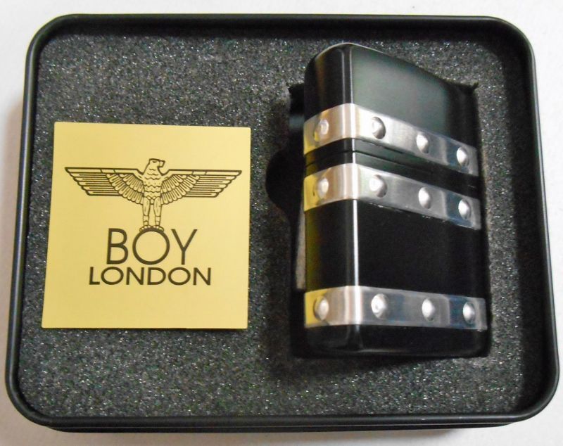 画像: ☆BOY LONDON！ボーイロンドン １９９６年１０月 リング巻き BLACK  ZIPPO！新品