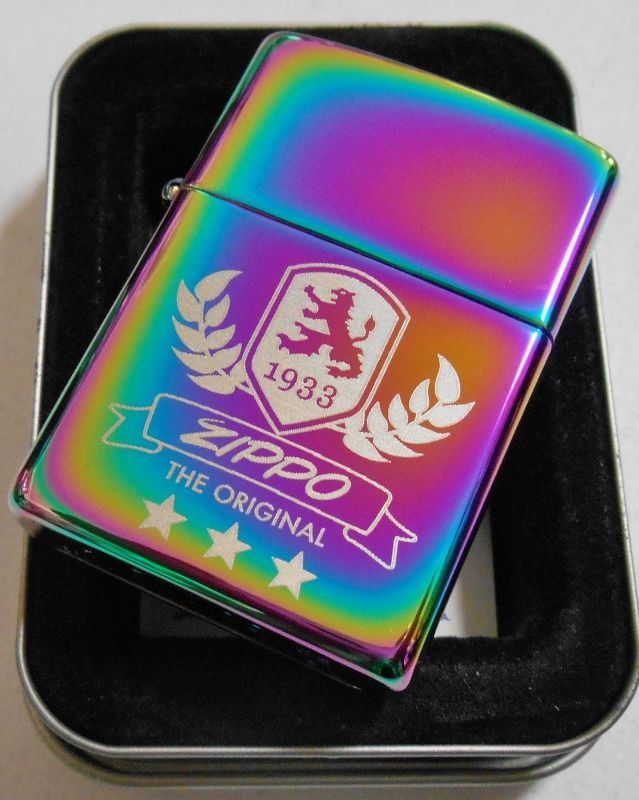 画像: ☆人気の・・スペクトラム！虹色 SPECTRUM アメリカン柄 ２００２年 ZIPPO！新品A