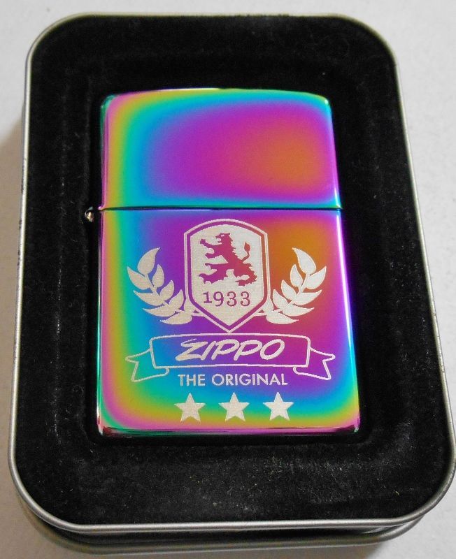 画像: ☆人気の・・スペクトラム！虹色 SPECTRUM アメリカン柄 ２００２年 ZIPPO！新品A