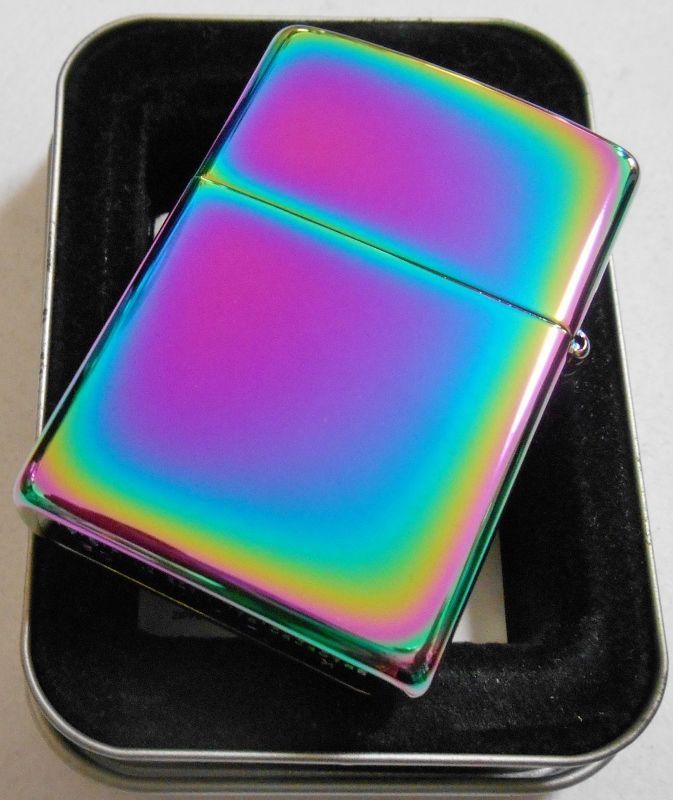 画像: ☆人気の・・スペクトラム！虹色 SPECTRUM アメリカン柄 ２００２年 ZIPPO！新品A