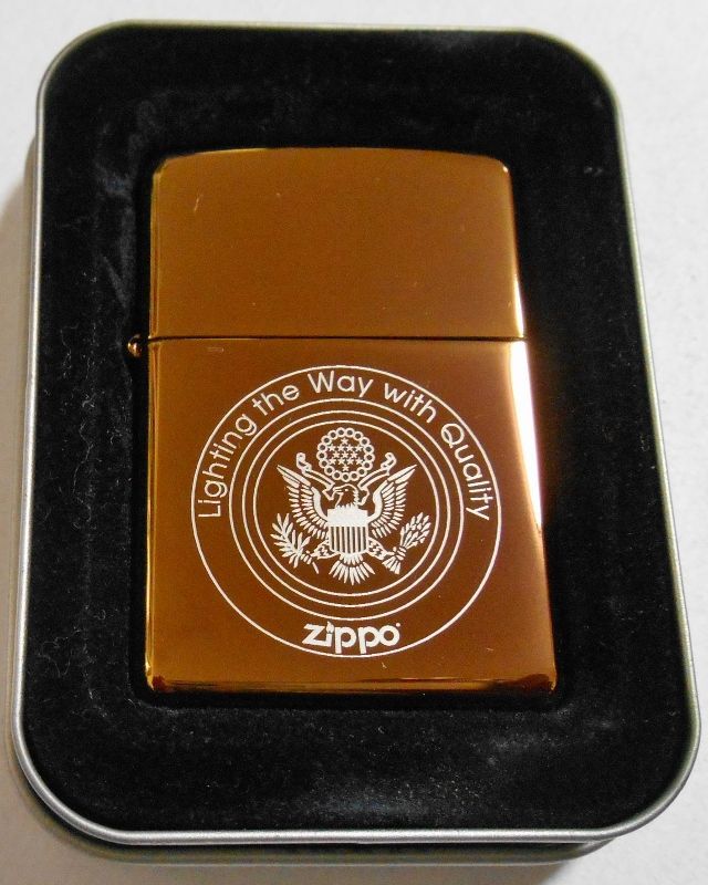 ☆Harvest Bronze ブロンズカラー アメリカン柄 ２００３年 ZIPPO