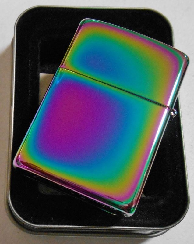 スペクトラム！虹色 SPECTRUM アメリカン柄 ２００２年 ZIPPO